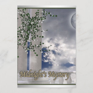 Cartes d'invitation de bal Moonlight Mystery Prom