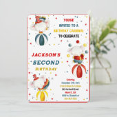 Cartes d'invitation de Carnaval (Debout devant)