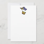 Cartes d'invitation de château de conte de fée de  (Dos)