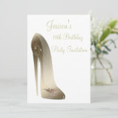 Cartes D'Invitation De Chaussures De Sculpture D'O (Debout devant)