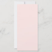 Cartes d'invitation de confirmation pour filles (Dos)