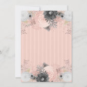 Cartes d'invitation de confirmation pour filles à (Dos)