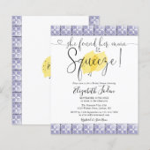 Cartes d'invitation de douche de mariée Budget Mai (Devant / Derrière)