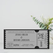 Cartes d'invitation de fête Black And Wait (Debout devant)