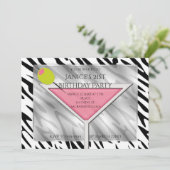 Cartes d'invitation de fête chic pour cocktail Pin (Debout devant)