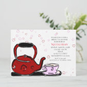 Cartes d'invitation de fête chic pour la Saint-Val (Debout devant)