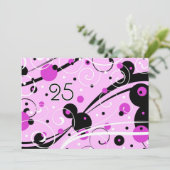 Cartes d'invitation de fête d'anniversaire de (Debout devant)