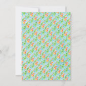 Cartes d'invitation de fête d'anniversaire de Trol (Dos)