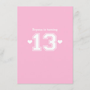 Cartes d'invitation de fête d'anniversaire numéro