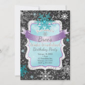 Cartes d'invitation de fête d'anniversaire sarcell (Devant)