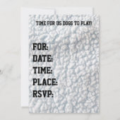 Cartes d'invitation de fête de bachelor cool Boule (Dos)