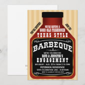 Cartes d'invitation de fête de style Texas BBQ (Devant / Derrière)