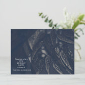 Cartes d'invitation de fête gothique avec ailes d' (Debout devant)