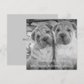 Cartes d'invitation de fête personnalisées pour un (Devant / Derrière)