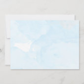 Cartes d'invitation de fête tropicale à l'aquarell (Dos)