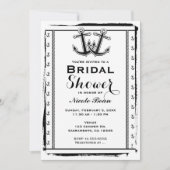 Cartes d'invitation de fiançailles avec thème d'am (Devant)