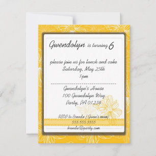 Cartes d'invitation de la fête jonquaise