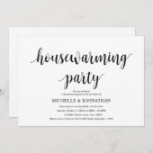 Cartes d'invitation de la Fête Parfaite pour le ré (Devant / Derrière)