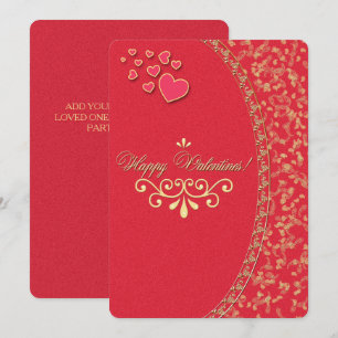 Cartes d'invitation de la Saint-Valentin