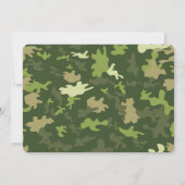 Cartes d'invitation de l'armée modifiables avec ph (Dos)