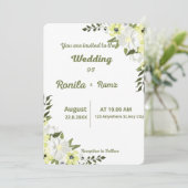 Cartes d'invitation de mariage (Debout devant)