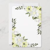 Cartes d'invitation de mariage (Dos)