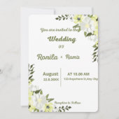 Cartes d'invitation de mariage (Devant)