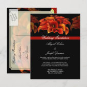 Cartes d'invitation de mariage (Devant / Derrière)
