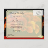 Cartes d'invitation de mariage (Dos)