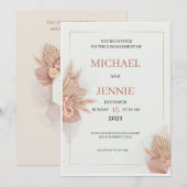 Cartes d'invitation de mariage (Devant / Derrière)
