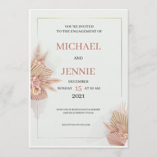 Cartes d'invitation de mariage