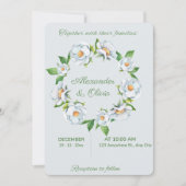Cartes d'invitation de mariage (Devant)