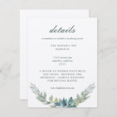 CARTES D'INVITATION DE MARIAGE (Devant / Derrière)