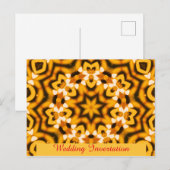 Cartes d'invitation de mariage (Devant / Derrière)