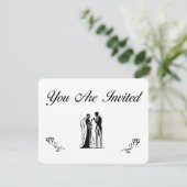 Cartes d'invitation de mariage (Debout devant)