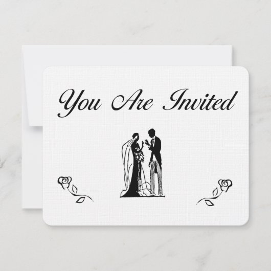 Cartes d'invitation de mariage (Devant)