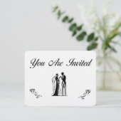 Cartes d'invitation de mariage (Debout devant)