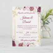 Cartes d'invitation de mariage (Debout devant)