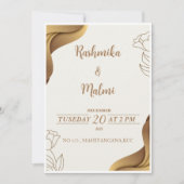 Cartes d'invitation de mariage (Devant)