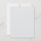 Cartes d'invitation de mariage (Dos)
