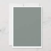 cartes d'invitation de mariage  (Dos)