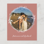 Cartes d'invitation de mariage à budget modeste av (Dos)