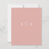 Cartes d'invitation de mariage à fleurs blanches b (Dos)