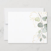 Cartes d'invitation de mariage à petit budget (Dos)