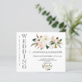Cartes d'invitation de mariage à petit budget (Debout devant)