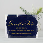 Cartes d'invitation de mariage abstraites à conser (Debout devant)