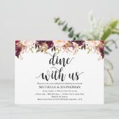 Cartes d'invitation de mariage après la cérémonie (Debout devant)