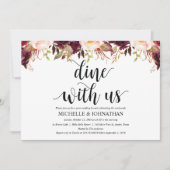 Cartes d'invitation de mariage après-mariage Rusti (Devant)