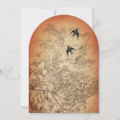 Cartes d'invitation de mariage Arbre en Urne Antiq (Devant)