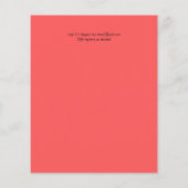 Cartes d'invitation de mariage Automne Feuilles mo (Dos)